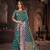 Green woven silk saree with blouse