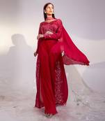 Fusion Set With Floral And Geometrical Details