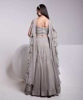 Hand Crafted Bustier Top With Beautiful Hand Work Details 4