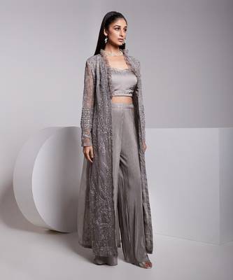 Beautifully Hand Embroidered Jacket With Beautiful Tassel Details. 2