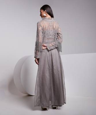 Beautifully Hand Embroidered Jacket With Beautiful Tassel Details. 5