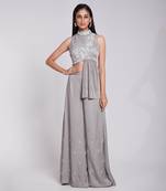 Peplum Top Set On One Side Of The Wait