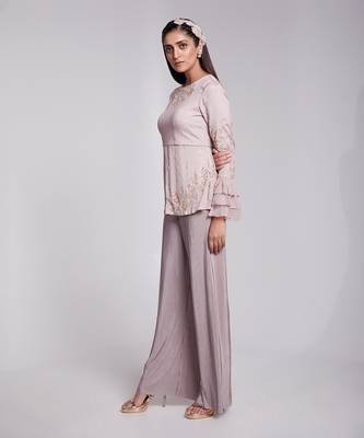 This Ensemble Is A Perfect Contemporary  Fusion Wear It Is Paired With Crush Pants. 2