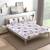 Siroki Bond cream Premium Cotton Printed Bedsheets with Pillow Cover