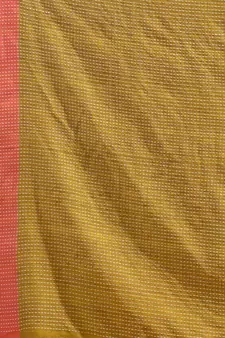Lime Green Cotton  handwoven soft Saree with zari pallu