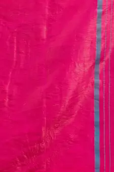 Fuchsia Pure Cotton handwoven soft Saree with zari pallu
