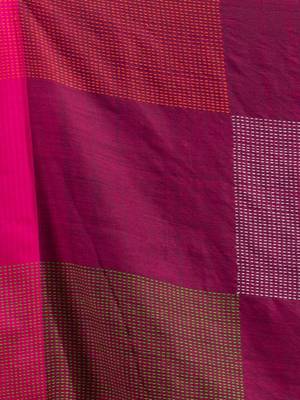 Dark Grey Pure Cotton Woven Design soft Saree 5