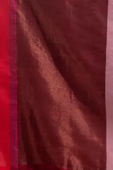 Teals Pure Cotton handwoven soft Saree with zari pallu