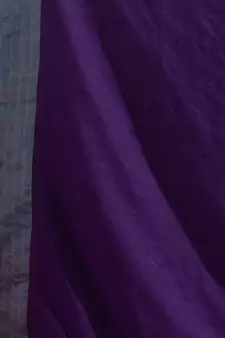 Grey and Purple Half & Half Pure Cotton handwoven soft Saree with zari border
