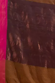 Peanut Brown Pure Cotton Woven Design soft Saree with zari pallu
