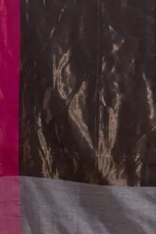 Grey Pure Cotton Woven Design soft Saree with zari pallu