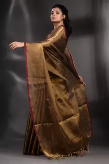Brownies Gold Tissue handwoven soft saree