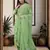 Ada Hand Embroidered Green Georgette Lucknowi Chikankari Women Unstitched Suit Piece - A211191