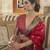 Hot Red Tessar Silk Weaving Saree With Blouse