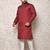 Party Wear Maroon Cotton & Lycra Kurta Pajama