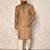 Party Wear Rust Cotton & Lycra Kurta Pajama