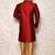 Designer Maroon Art Silk Achkan Sherwani
