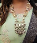 Celestial Kundan Long Necklace Set