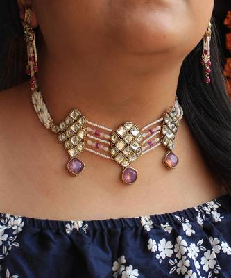 Kundan Paradise Choker Set 1