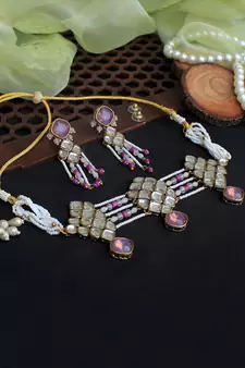 Kundan Paradise Choker Set