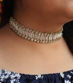 Graceful Pearl Kundan Choker