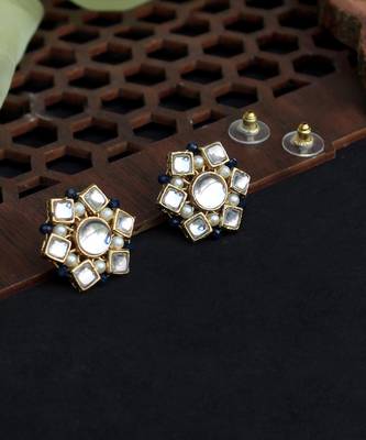 Kundan Blossom  Necklace Set 4