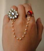 The Dynamic Duo Red Round Ring