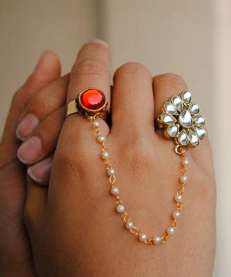 The Dynamic Duo Red Round Ring 2