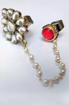The Dynamic Duo Red Round Ring