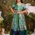 Bk veeramangal pattu dress with dupatta and belt