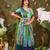 Bk veeramangal pattu dress with dupatta and belt