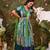 Bk veeramangal pattu dress with dupatta and belt