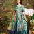 Bk veeramangal pattu dress with dupatta and belt