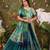 Bk veeramangal pattu dress with dupatta and belt