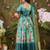 Bk veeramangal pattu dress with dupatta and belt