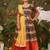 Bk Sethuramani pattu dress with dupatta and belt