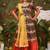 Bk Sethuramani pattu dress with dupatta and belt
