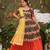 Bk Sethuramani pattu dress with dupatta and belt