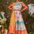 BK hanshitha pattu dress with dupatta and belt