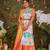 BK hanshitha pattu dress with dupatta and belt