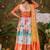 BK hanshitha pattu dress with dupatta and belt