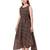 Black printed georgette kids-frocks