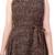 Black printed georgette kids-frocks