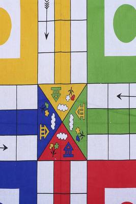 Jaipuri Multi Color Ludo Print 100% Cotton Double Bedsheet 3