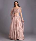 Get Heads Roll With This Very Glam Attire In Sequin Handwork Lehenga