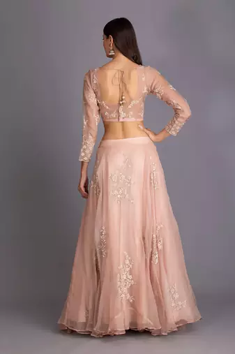 A  Must Have For Your Wardrobe Is This Beautiful Rose Pink Lehenga