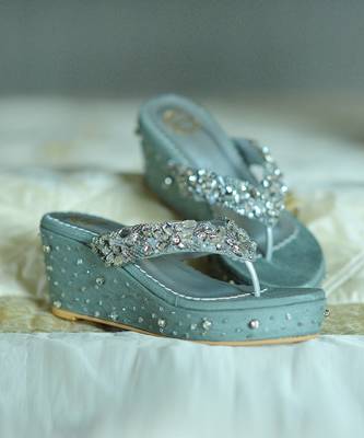 Silver Diamond Heels 1