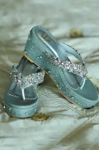 Silver Diamond Heels