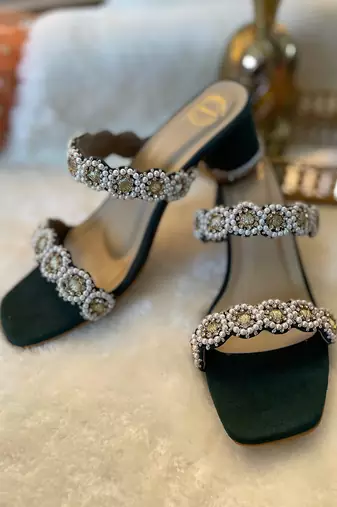 Green Diamond Heels