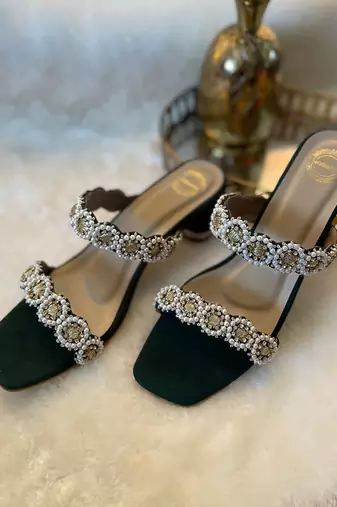 Green Diamond Heels